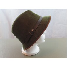 Collection XIIX Mujer&apos;s Buckle Trim Fedora Hat  Olive Green  One Size 888472592205 eb-54015526